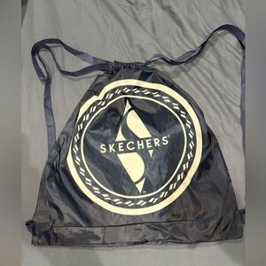 Navy Blue Sketchers String Bag unisex